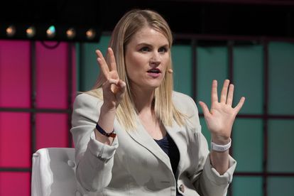 Frances Haugen: “En vez de invertir en seguridad, Facebook invierte en ingenieros de videojuegos” 2 La ingeniera y ex empleada de Facebook Frances Haugen, durante su intervención el lunes en la sesión de apertura de la Web Summit en Lisboa.