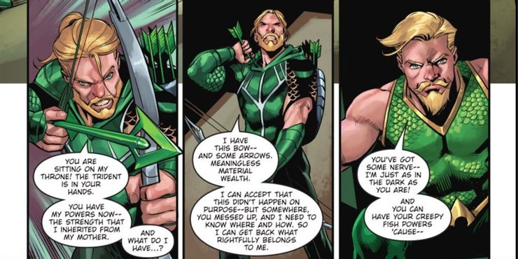 Incluso Aquaman no respeta a Green Arrow en DC Comics 2 Incluso Aquaman no respeta a Green Arrow en DC Comics.5