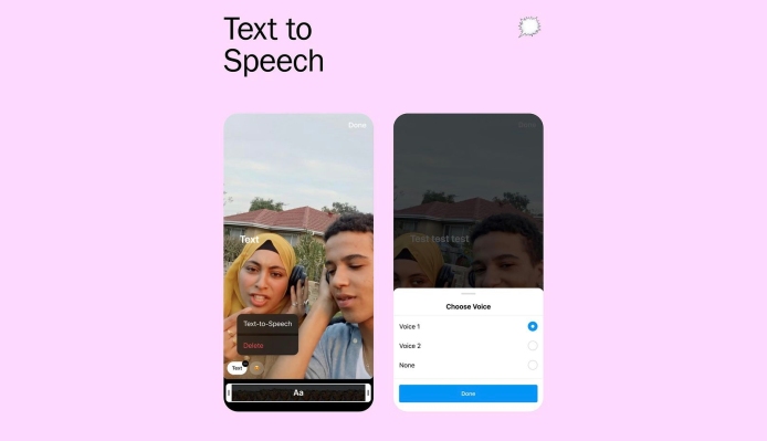 Instagram agrega herramientas de efectos de voz y texto a voz similares a TikTok a los carretes
