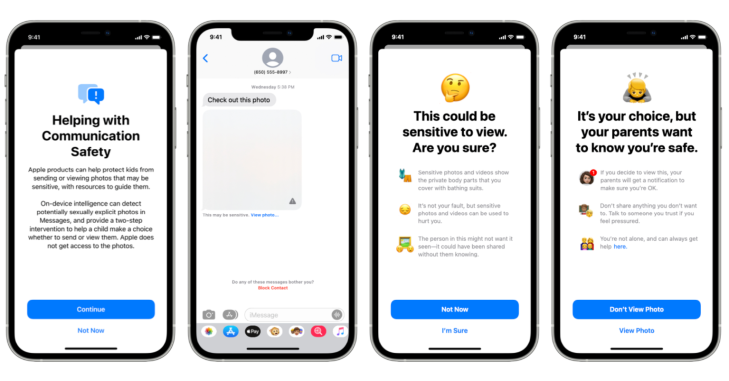 iOS 15.2 incluye la nueva función de seguridad de Apple para niños en Mensajes 2 iOS 152 incluye la nueva funcion de seguridad de Apple