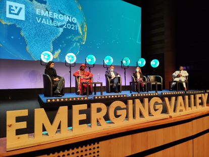 2021, el año del despegue de las empresas emergentes africanas 2 Imagen de una charla sobre el uso de la tecnología para la protección del medio ambiente en la edición de este año del Emerging Valley.