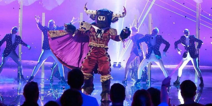 El cantante enmascarado: Jesse McCartney revela conjeturas para el dueto socio Bull 2 El cantante enmascarado Jesse McCartney revela conjeturas para el dueto.5