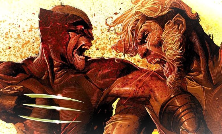 El factor curativo de dientes de sable supera a la variante más poderosa de Wolverine 1 El factor curativo de dientes de sable supera a la variante más poderosa de Wolverine