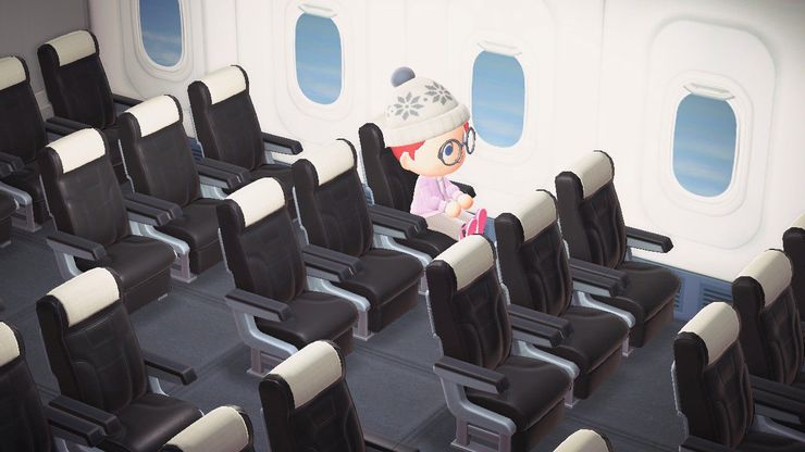 El jugador de Animal Crossing convierte su sótano en un avión 2 El jugador de Animal Crossing convierte su sotano en un.5