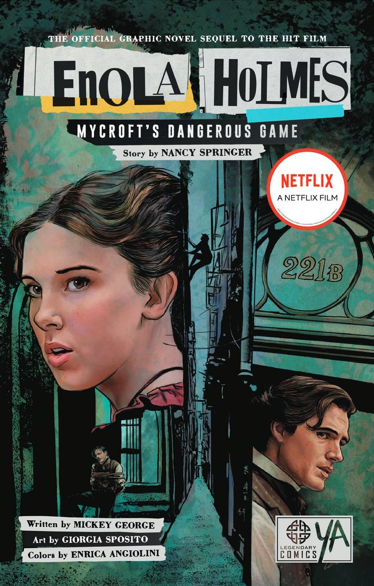 Enola Holmes de Netflix lanza una nueva novela gráfica, 'El juego peligroso de Mycroft' 2 Enola Holmes de Netflix lanza una nueva novela grafica El.5
