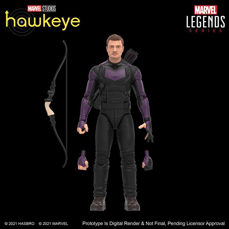 Los juguetes de Hawkeye Marvel Legends dan una nueva mirada al disfraz de Clint con precisión cómica 2 Los juguetes de Hawkeye Marvel Legends dan una nueva mirada.5