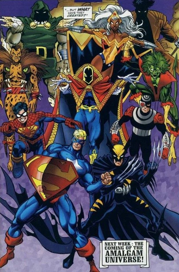 Marvel y el universo salvaje de la 'amalgama' fusionada de DC necesita regresar 2 Marvel y el universo salvaje de la amalgama fusionada de.5