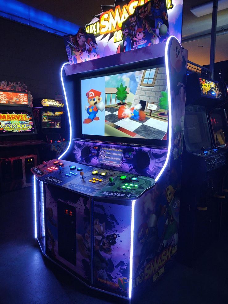 Super Smash Bros.La máquina recreativa construida por fans es un homenaje al pasado 3 1641338291 583 Super Smash BrosLa maquina recreativa construida por fans es un.5