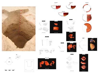 El vertedero visigodo de Toledo se convierte en un tesoro arqueológico 3 Pozo ritual del siglo I hallado en la Vega Baja y algunos de los materiales de su interior.