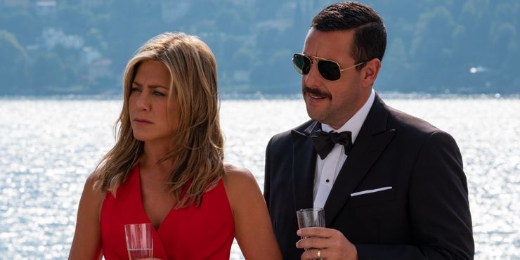 Adam Sandler y Jennifer Aniston se reúnen en fotos del set de Murder Mystery 2 2 Adam Sandler y Jennifer Aniston se reunen en fotos del.5