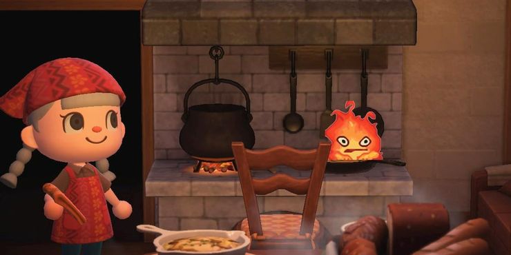 Animal Crossing Fan's Kitchen Stars Howl's Moving Castle's Calcifer 2 Animal Crossing Fans Kitchen Stars Howls Moving Castles Calcifer.5