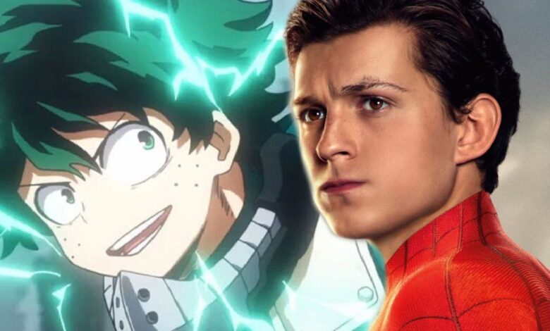Deku de My Hero Academia se convierte en Spider-Man de Tom Holland en un nuevo fanart 1 Deku de My Hero Academia se convierte en Spider-Man de Tom Holland en un nuevo fanart