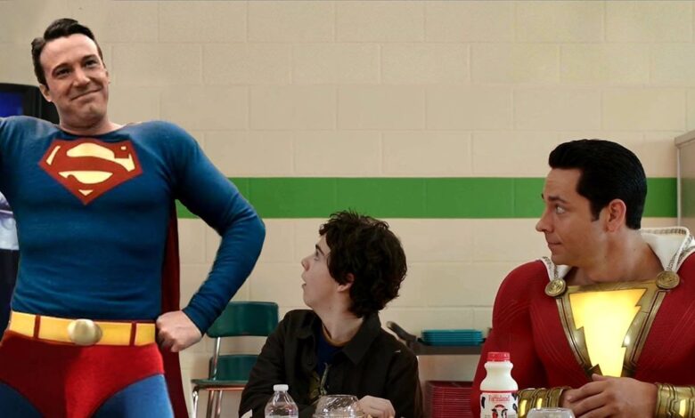 El director de Shazam bromea sobre el Superman de Ben Affleck como Canon en el DCEU 1 El director de Shazam bromea sobre el Superman de Ben Affleck como Canon en el DCEU