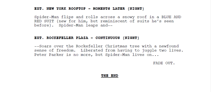 El final de No Way Home explicado por el guión: Spider-Man & Peter Parker's Futures 2 El final de No Way Home explicado por el guion.5