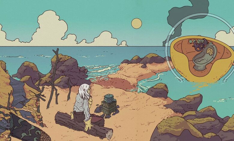 El nuevo juego de supervivencia Aquamarine parece un cómic jugable 1 El nuevo juego de supervivencia Aquamarine parece un cómic jugable