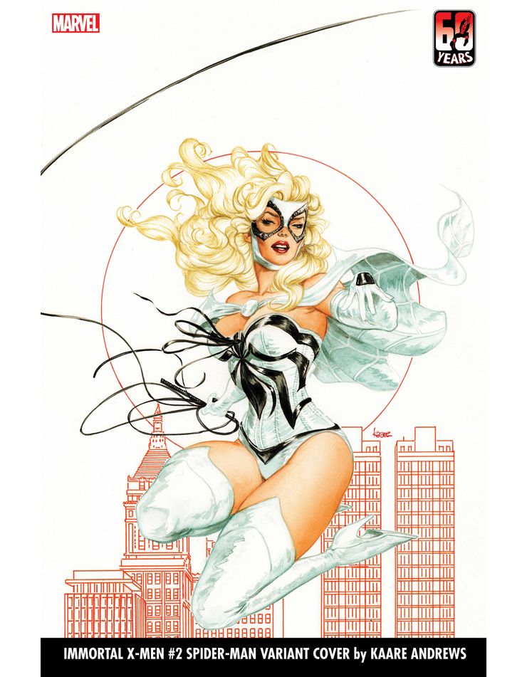 Emma Frost se convierte en Spider-Man en un impresionante arte del 60 aniversario 2 Emma Frost se convierte en Spider Man en un impresionante arte.5