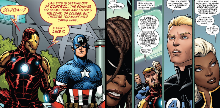 Incluso Iron Man sabe que Storm debería ser un vengador 2 Incluso Iron Man sabe que Storm deberia ser un vengador.5