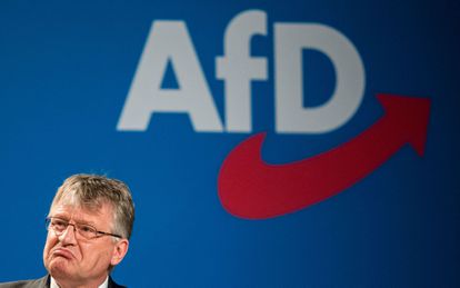 La extrema derecha alemana de AfD se radicaliza tras la salida de su líder más moderado 1 El copresidente de Alternativa para Alemania, Jörg Meuthen, durante un congreso del partido celebrado en Dresde, al este de Alemania.