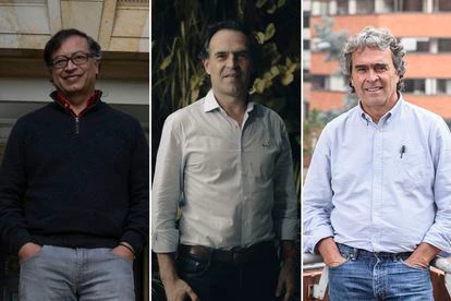Petro, Fajardo y Gutiérrez participarán en el primer debate electoral de Prisa Media para las elecciones en Colombia 1 Los tres precandidatos mejor posicionados en las encuestas en Colombia: Gustavo Petro, Federico Gutiérrez y Sergio Fajardo.