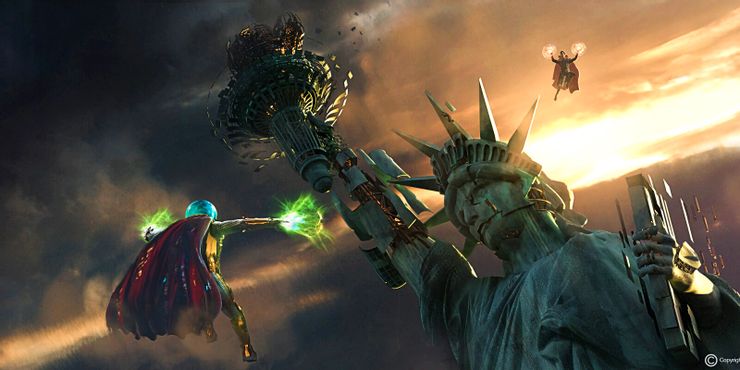 Por qué Mysterio no estaba de ninguna manera en casa (a pesar de los primeros planes para incluirlo) 2 Por que Mysterio no estaba de ninguna manera en casa.5