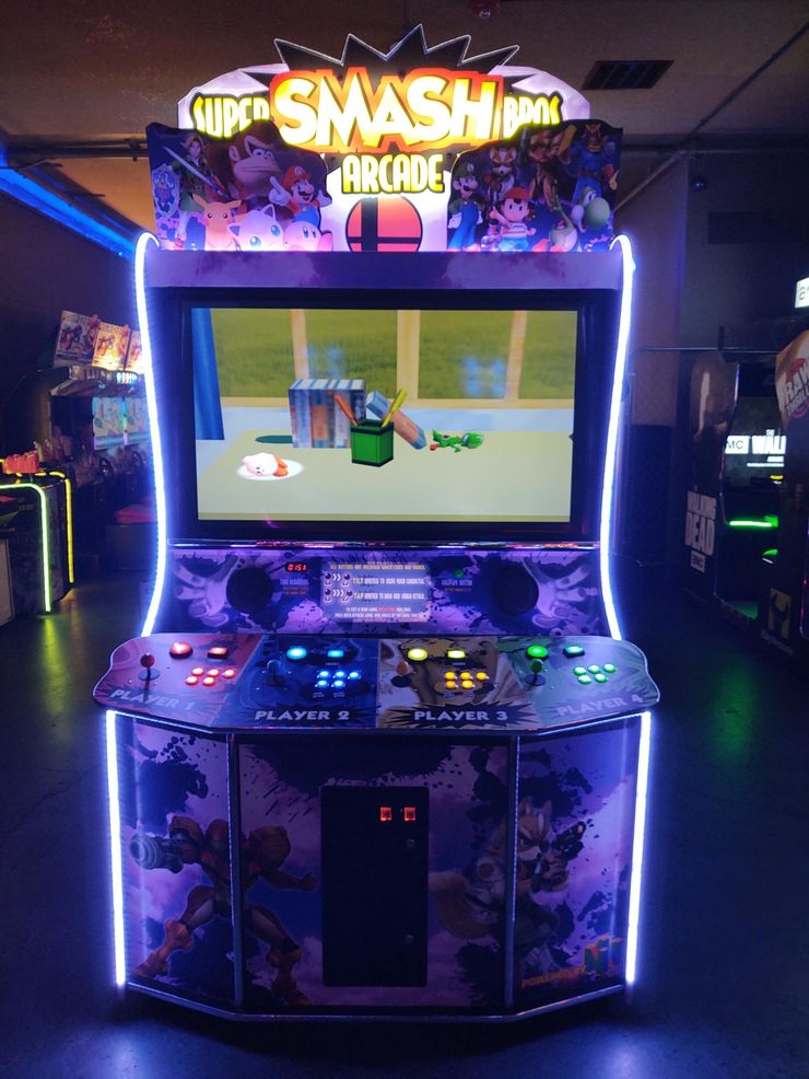 Super Smash Bros.La máquina recreativa construida por fans es un homenaje al pasado 2 Super Smash BrosLa maquina recreativa construida por fans es un.5