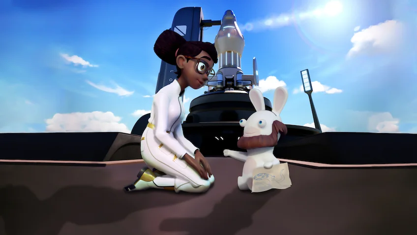 Una nueva película de 'Rabbids' llegará a Netflix en febrero de 2022 8 rabbids invasión misión especial a marte