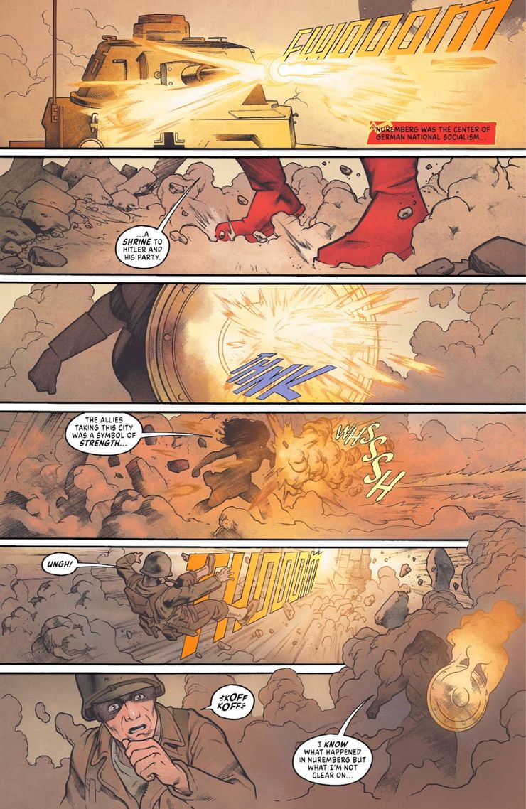 Wonder Woman Comic Homenaje a la escena de la película No Man's Land 2 Wonder Woman Comic Homenaje a la escena de la pelicula.5