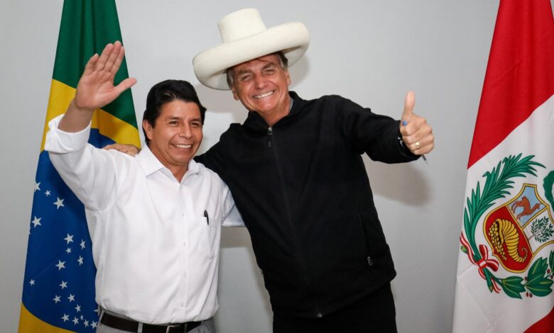 Jair Bolsonaro y Pedro Castillo se reúnen para hablar de combate al crimen y a la pandemia 1 Jair Bolsonaro y Pedro Castillo se reúnen para hablar de combate al crimen y a la pandemia