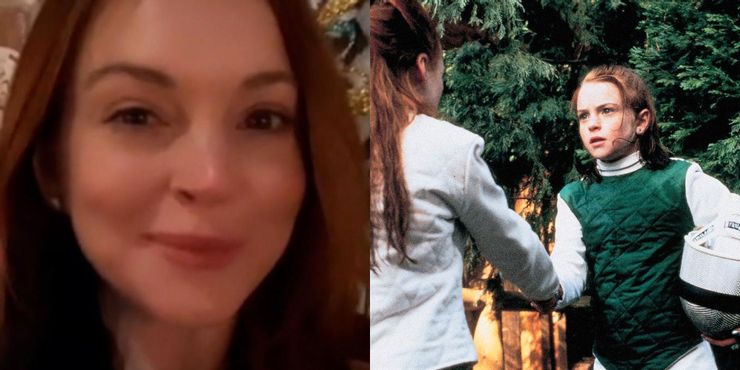 Lindsay Lohan recrea icónica escena de trampa para padres en nuevo video de TikTok 2 Lindsay Lohan recrea iconica escena de trampa para padres en.5