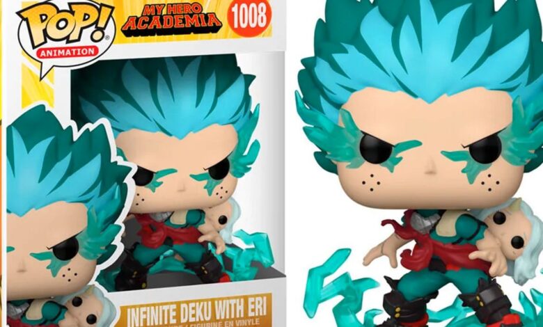 My Hero Academia Funko Pop muestra a Deku en Infinite 100% Power con Eri 1 My Hero Academia Funko Pop muestra a Deku en Infinite 100% Power con Eri