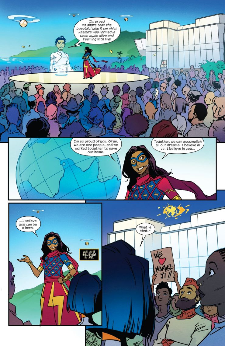 El futuro disfraz de Ms. Marvel demuestra que ha superado a la Capitana Marvel 2 El futuro disfraz de Ms Marvel demuestra que ha superado.5
