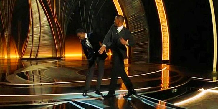 A Will Smith se le pidió que dejara los Oscar después de una bofetada, pero se negó 2 El video de la bofetada de los Oscar de Will.5