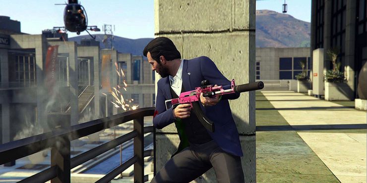 GTA 5 Enhanced demuestra que GTA 6 necesita renovar el juego de armas 2 GTA 5 Enhanced demuestra que GTA 6 necesita renovar el.5