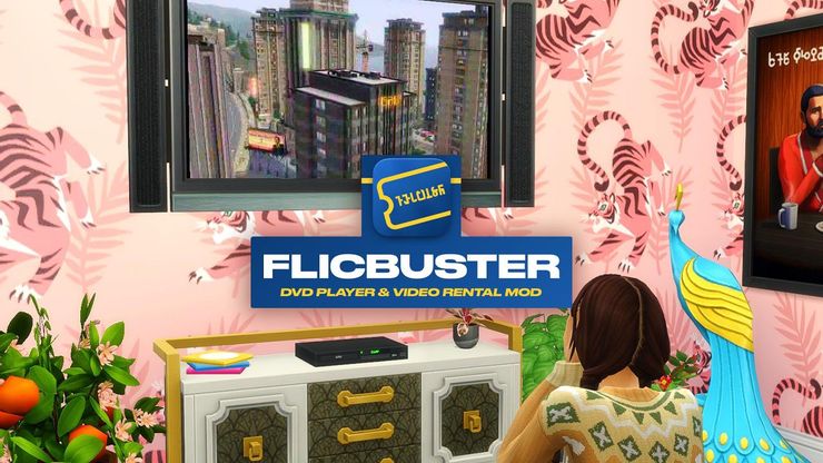 Sims 4 Mod agrega una forma nostálgica de alquilar películas de gran éxito 2 Sims 4 Mod agrega una forma nostalgica de alquilar peliculas.5