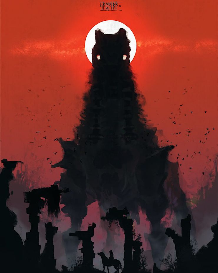 Shadow of the Colossus: 10 piezas de Fan Art que son tan mágicas como el juego 11 1651280622 998 Shadow of the Colossus 10 piezas de Fan Art que.5