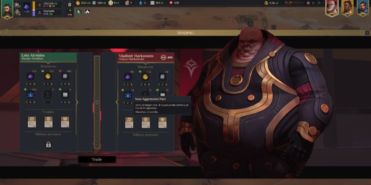 Cómo iniciar un tratado en Dune: Spice Wars 2 Como iniciar un tratado en Dune Spice Wars.5