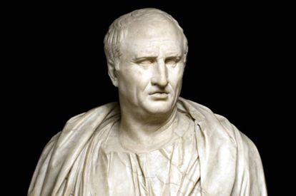 José Manuel Franco: “La historia nunca es cierta, la verdadera no la sabe nadie” 2 Busto de Marco Tulio Cicerón en los Museos Capitolinos de Roma.