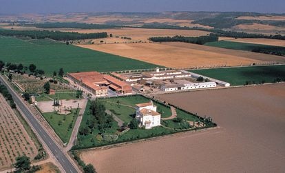 La historia de Vega-Sicilia, la bodega que casi compra Julio Iglesias y que triunfó creando vino de lujo 2 Finca de Vega-Sicilia en la provincia de Valladolid.