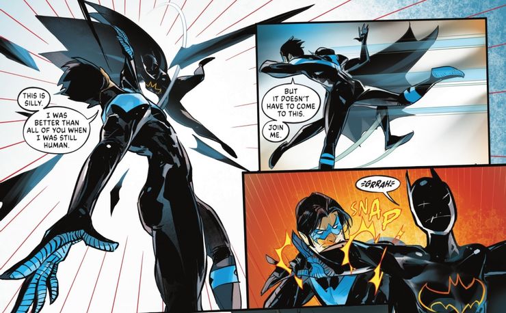 Nightwing vs Batgirl finalmente se resuelve en una pelea verdaderamente brutal 2 Nightwing vs Batgirl finalmente se resuelve en una pelea verdaderamente.5