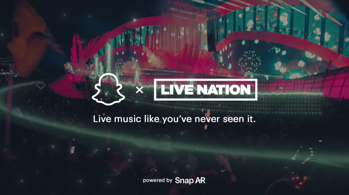 Snap se asocia con Live Nation para lanzar experiencias AR en conciertos y festivales selectos 1 Snap se asocia con Live Nation para lanzar experiencias AR en conciertos y festivales selectos