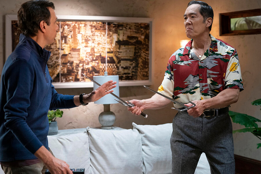 Temporada 5 de 'Cobra Kai': fecha de lanzamiento de Netflix y lo que sabemos hasta ahora 3 Cobra Kai L to R Ralph Macchio como Daniel LaRusso Yuji Okumoto como Chozen en Cobra Kai