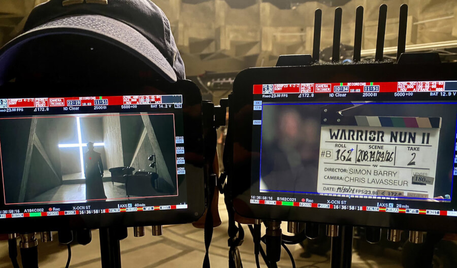 Temporada 2 de 'Warrior Nun': lanzamiento estimado de Netflix y lo que sabemos hasta ahora 3 monja guerrera temporada 2 filmando detrás de escena