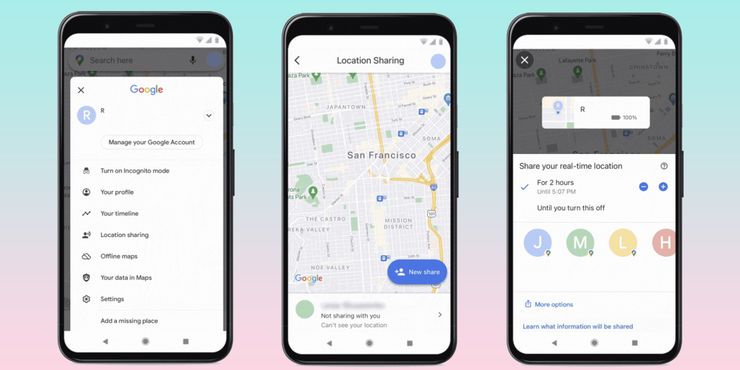 Cómo habilitar el uso compartido de ubicación en vivo en Google Maps 2 Como habilitar el uso compartido de ubicacion en vivo en.5
