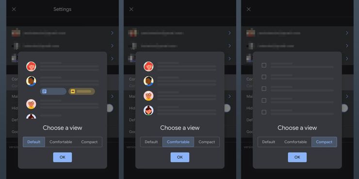 Cómo hacer que Gmail sea más grande (o más pequeño) con la configuración de vista de bandeja de entrada 2 Como hacer que Gmail sea mas grande o mas pequeno.5
