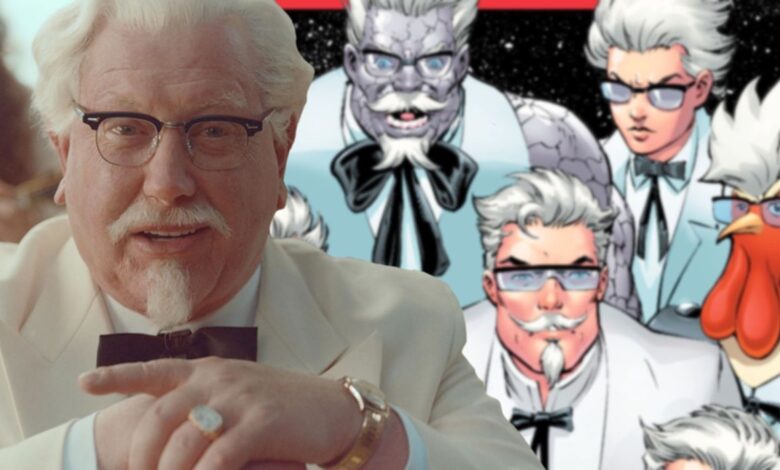 El coronel Sanders de KFC se convirtió en una pesadilla existencial gracias a DC