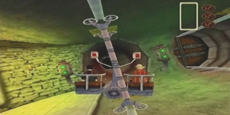 El mejor nivel de videojuego de Harry Potter fue básicamente Donkey Kong 2 El mejor nivel de videojuego de Harry Potter fue basicamente.5