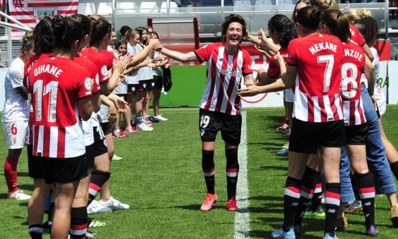 Erika Vázquez, el agur a una leyenda del Athletic