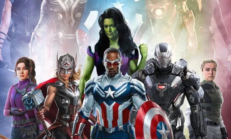 Marvel Fan Art muestra los 6 reemplazos originales de los Vengadores en la Fase 4 de MCU