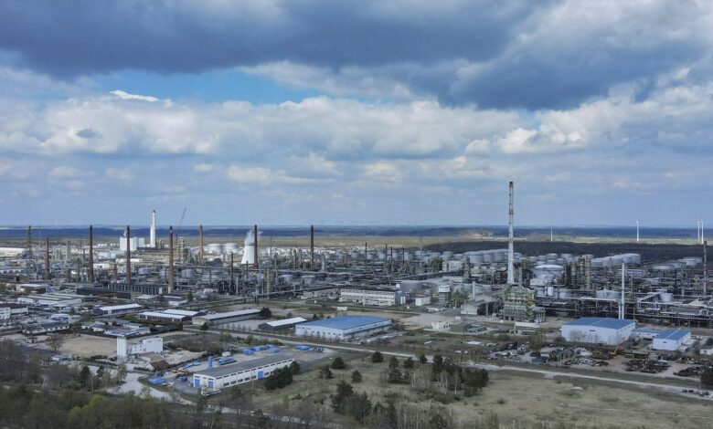 Schwedt, la ciudad alemana que vive aferrada al petróleo ruso