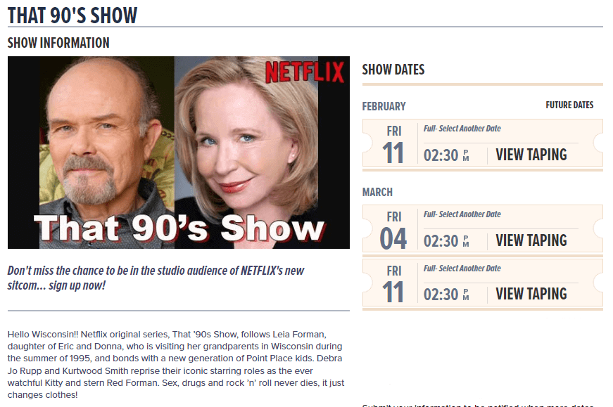 Serie 'That '90s Show': fecha de lanzamiento de Netflix y lo que sabemos hasta ahora 10 entradas para ese show de los 90
